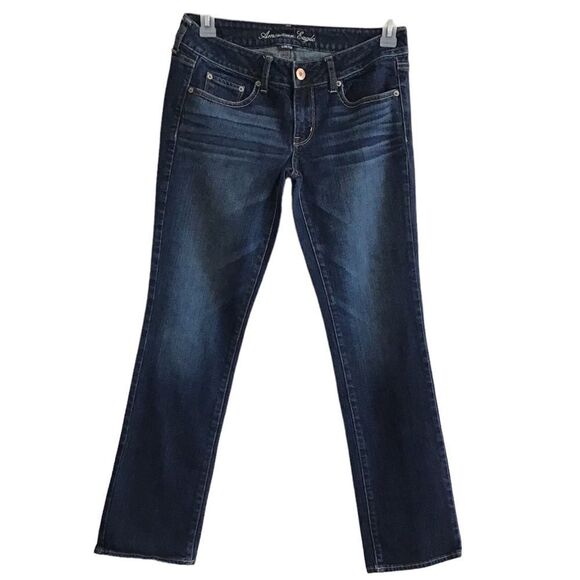 American Eagle Outfitters Straight Leg Jeans Size 8 - Picture 3 of 14